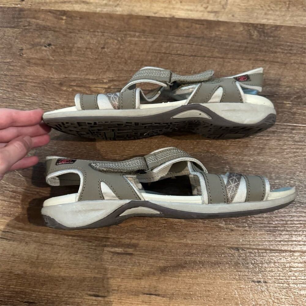 Dr. Scholl's Panama Sport Hiking Sandals Athletic Camping Walking Beige 7.5M - Picture 5 of 8